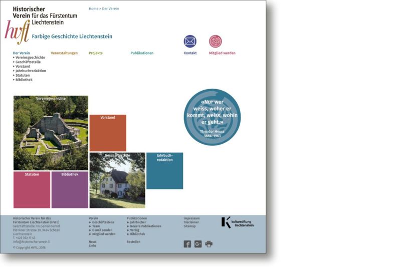 Historischer Verein für das Fürstentum Liechtenstein 2017